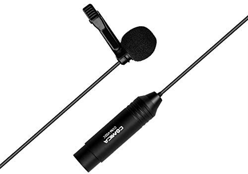 COMICA CVM-V020 (B4.5m) Lavaliere Microphone Recording Microphone for USB-C IPhone Mic Studio Dynamic Microphones Camera Microphone Compatible with XLR 3-Pin 48V Camcorders