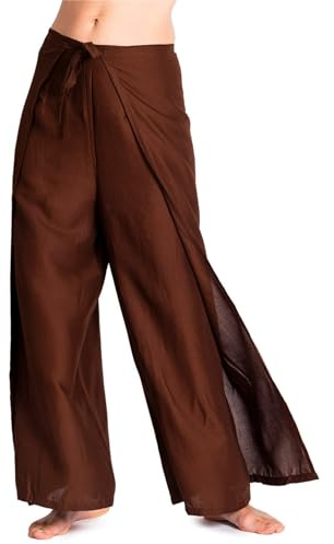 PANASIAM Sunshine Pants Plain, Dark Brown, M