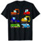Pelleteuse camion benne tracteur fourchette élévateur béton batteur enfants T-Shirt