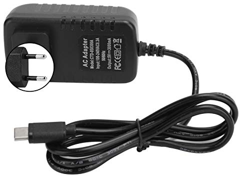 Cuifati USB-C-Netzteiladapter für 4B, 5V 3A DC-Ladegerät Universal für TYP-C-Schnittstellengerät und Mehr, Computer-Netzteil(eu)
