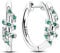 NARMO 925 Sterling Silber Kleine Hoop Ohrring für Frauen Huggie Ohrringe