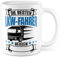 LKW Tasse personalisierbar Lkw Fahrer Kaffeetasse anpassbar Kaffee-Becher mit Wunsch Name lustig Geschenkidee persönlich Fernfahrer Geschenk Lastwagen Spediteur Custom Tasse mit Spruch (Weiß)