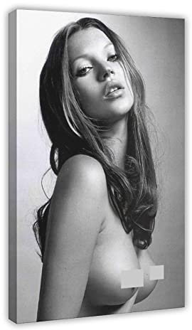 Supermodel Kate Moss 1 Leinwand-Poster, Schlafzimmer, Dekoration, Sport, Landschaft, Büro, Raumdekoration, Geschenkrahmen, 50 x 75 cm