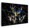 Artmazing | Hirschfamilie Bild bunt | Poster & Kunstdrucke | Bild Hirsch bunt | Pop Art Bilder | S Art Bilder Preise | Hirsch Bild Modern | Coole Wandbilder Wohnzimmer | Hirsch Bilder | Leinwand XXL