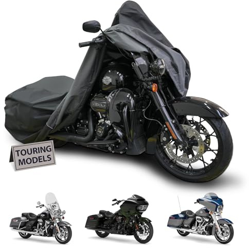 MIEAPOND Motorcycle Cover for Harley Davidson Touring Waterproof Heavy Duty