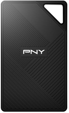 PNY RP60 2TB USB 3.2 Gen 2x2 Typ-C Portable SSD - 2.000MB/s Lesegeschwindigkeit (PSD0CS3060-2TB-RB)