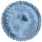 Kangmusi Pouf Rund Samt 40x20 cm Blau, kangmusi287566