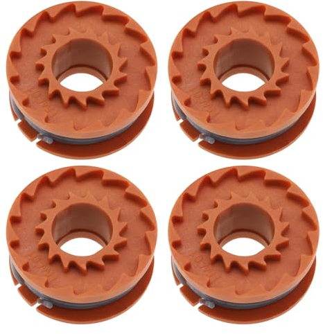 LT Easiyl 4 Pièces Bobine de Tondeuse à Gazon 40,4x17,5mm Compatible avec Batterie Titan 18v Longueur de Coupe-Bordure 2,5m Diamètre de Fil 1,5mm