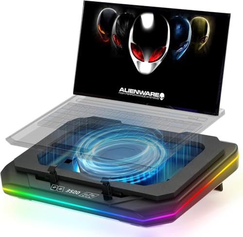 Pad di raffreddamento rapido per computer portatile HP Omen Victus Pavilion 15.6-18 pollici Gaming Laptop, appositamente dispositivo di raffreddamento progettato per il raffreddamento rapido del