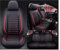 DUBOM Full Set Auto Sitzbezüge für Nissan Juke F15 2010-2017, Wasserdichter Leder-Autositzbezug, Seasons Protectors VerschleißFest, 5-Sitzer Autositzbezug Universal(C(Red))