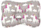 champracer Kindkissen, Kindkissen zu Flathead Kindkissen, Kindkissen, 0-12 Memory Foam Reisekissen, Autositz (graue Einhörner,28 * 20 * 5cm)