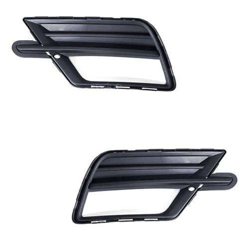 Jodriva Auto vorne Links rechts Stoßstange Nebelscheinwerfer Lampengitter, for VW, for Caddy, 2015 2016 2017 2018 2019 2K5853665C 2K5853666C Nebelscheinwerfer-Kühlergrill-Abdeckungsblende(A Pair 2)