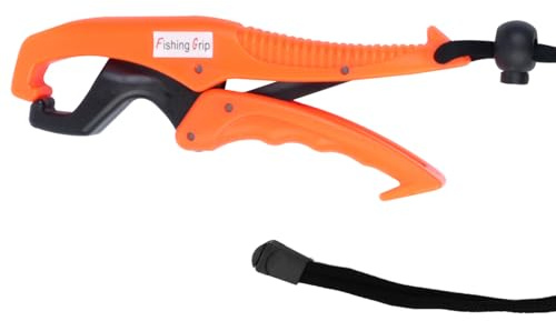 Namvo Floating Fishing Gripper Equipment ABS Fish Lip Grip Pliers Fish Clamp with Adjustable Rope