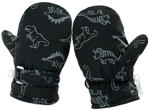 Kinder Winter Skihandschuhe Wasserdicht Fäustlinge Handschuhe schneehandschuhe Winddichte Warm Fleece Skifahren Snowboard Reiten Laufen Handschuhe Kinderhandschuhe für Mädchen Jungen 2-8 Jahre