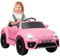 AIYAPLAY Kinder Elektroauto 12V Volkswagen Beetle Kinderauto mit 2,4G Fernbedienung, Musik, Hupe, Elektrofahrzeug mit LED-Lichtern, USB/MP3-Anschluss, 3-5 km/h, für Kinder 3-5 Jahre, Rosa