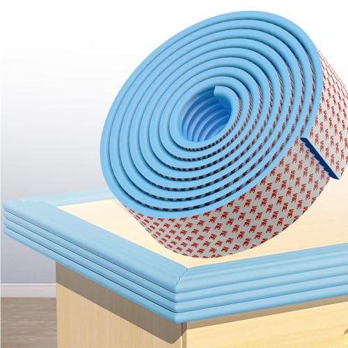 Kantenschutz Selbstklebend, 5m Tischkantenschutz Breite 8cm Dicke 0.8 cm,Kantenschutz Baby aus Schaumstof, Schaumstoff Kantenumleimer Selbstklebend Tischkantenschutz für Verschiedene Möbel