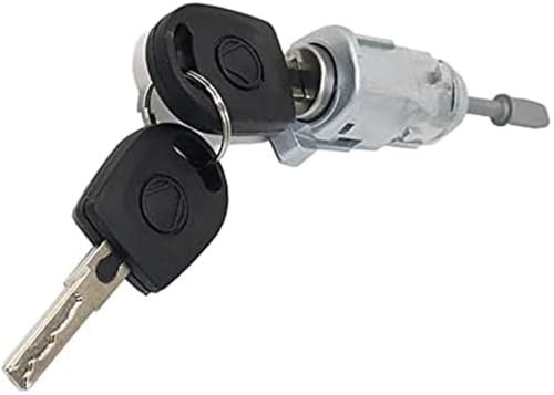 Vexilon TÜRSCHLOSS Zylinder SCHLOSSSATZ VORNE Links, for VW, for Golf, 4 IV MK4, for Bora, for VW, for Polo, MK4 9N, for Skoda, Fabia MK1 604837167 Autotürschloss