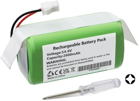 14.4V 2600mAh Staubsauger Ersatzakku für Lefant M213 M213S M210 M210P M210B Robot Vacuum Cleaner with Tools