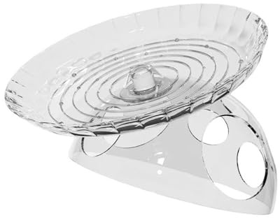 Nucelit Ergonomic Flying Saucers Wheel Large Diameter Quiet Runner Hamster Transparents Running Wheel Toy Ergonomic Flying Saucers