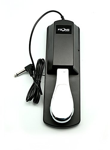 Eleoption Universal Sustain Pedal with Polarity Switch for M-Audio, Yamaha, Casio Music Midi Keyboards, Digital Piano, Synthesizers, Sound Module (SP-1)