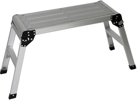 Leiter Doppelleiter Klapptritt Trittbank 150 kg Klapp Stehleiter Klappbar B1