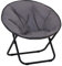 Outsunny Loveuse Fauteuil Rond de Jardin Fauteuil Lune papasan Pliable Grand Confort 80L x 80l x 75H cm Grand Coussin fourni Oxford Gris