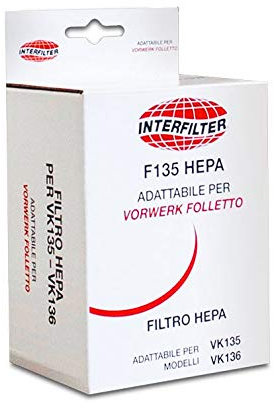 Micro Filtro Hepa Aspirapolvere Folletto Vk 135 Vk 136 Interfilter