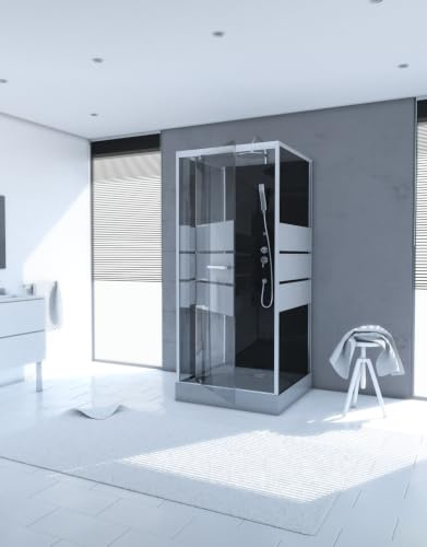 Cabine de Douche Carrée Scratchy, 90cm x 90cm x 225cm