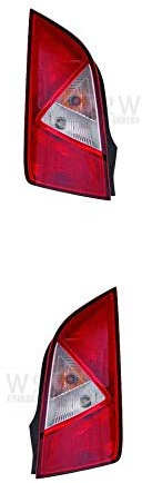 Rückleuchte Heckleuchte Set links & rechts weiß rot PY21W P21/5W R10W ohne Lampenträger für Model Mii KF1_