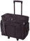 Große Nähmaschinen-Trolley-Tasche auf Rollen aus strapazierfähigem schwarzem Stoff, 47 x 38 x 24 cm, Nähen Online 006105-SCHWARZ