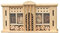 Insektenhotel Villa zum aufhängen - ca. 50 x 12,5 x 28 cm - Insektenhaus zum hängen