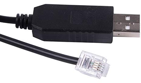 Skywatcher Teleskope Goto Hand Controller Synscan ASCOM Kabel für HEQ5pro AZEQ5 AZEQ6 EQ6-R Asiair Synscan Goto (500 cm, Synscan Handsteuerung auf PC schwarz)
