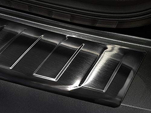 Ladekantenschutz aus Edelstahl in anthrazit mit 3D Abkantung passend für VW Caddy/Caddy Life/Caddy Maxi ab 2004-10/2020 AZ30000018