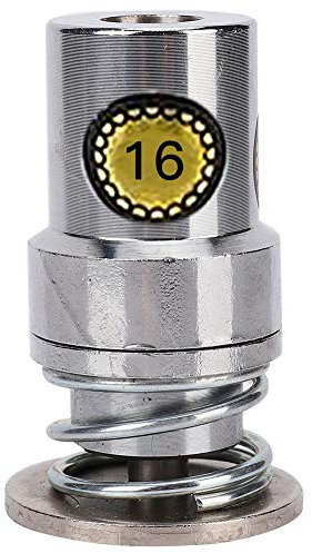 DEWIN Molde para Botón de Cubierta de Tela, Molde para Hacer Botones Molde para Botón con Cubierta de Tela Molde para Troqueles Herramienta de Presión de Forma (16L)