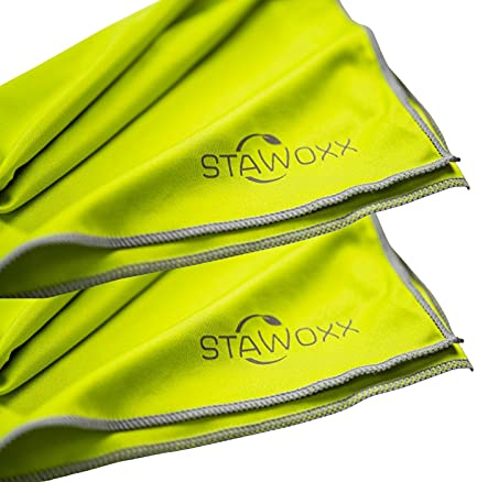 STAWOXX® Glaspoliertuch Mikrofaser NEU - ca 64 * 42 cm - 2er Set - vielseitig verwendbare Gläserpoliertücher - ideal zum Polieren von Gläser, Besteck, Spiegel, ...