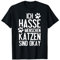 Ich hasse Menschen Katzen sind ok T-Shirt