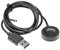 vhbw Câble USB Compatible avec Michael Kors Access Gen 4 MKGO smartwatch, Montre de Fitness - Station de Charge, Noir, magnétique, 100 cm