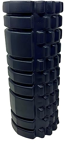 RPM Power Foam Roller - Schaumstoffrolle für Tiefengewebsmassage, Muskelentspannung, Rehabilitation und Triggerpunkt-Selbstmassage (Schwarz)