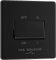 BG Electrical Fan Isolator Switch, 10A, Triple Pole, Matt Black