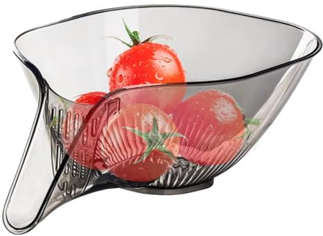 Panier-crépine pour évier Cuisine | Panier vidange d'évier 1/2 pièces | Panier Lavage Fruits et légumes Grande capacité avec Filtre | Entonnoir Bol égouttoir Multifonctionnel pour Gadgets Cuisine