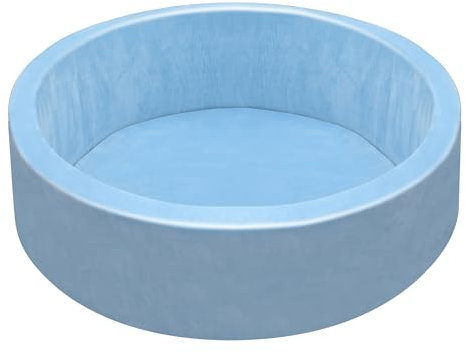 BPB Soft Ball Pits Pool 90X30CM, Round Memory Foam Ball Pool for Kids Boys Girls Soft Play Playpen for Indoor Outdoor