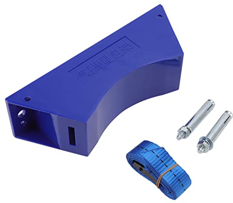 Support Mural en Plastique pour Bouteille de Gaz, avec Sangle de sécurité, pour Bouteille D'adoucisseur D'eau, Hôpitaux et Laboratoires (BLUE)