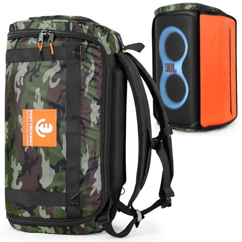 LICHIFIT Aufbewahrungstasche, tragbarer Reiserucksack für JBL PARTYBOX 120 Bluetooth-Lautsprecher, Schutzhülle, Hülle, Hülle, Tragetasche