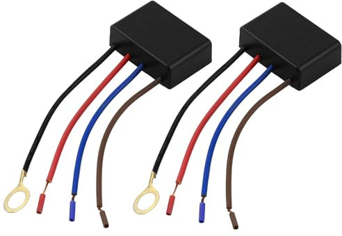 2 lámparas de mesa con interruptor táctil, interruptor regulador de luz, interruptor de atenuación de 4 vías, interruptor táctil, interruptor de atenuación para lámpara de noche, lámpara de