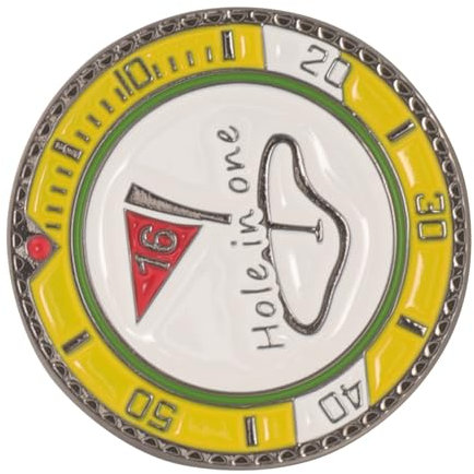 Happyyami Golfuhr Golf-Klicker Golf-Schloss-T-Shirts Golf leuchtende Golfbälle Golfball Marker Golfball Stempel Hochpräzise Golfballmarker Golfball-Marker ABS-Kunststoff