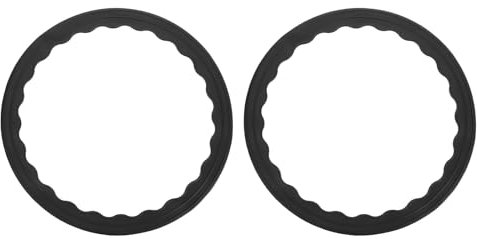 sourcing map Lot de 2 protections de pieds de tabouret de bar en silicone antidérapant pour pieds de chaise de 41,9 cm à 47 cm, coussinets de base ronds pour protéger le sol en bois, sans rayures,
