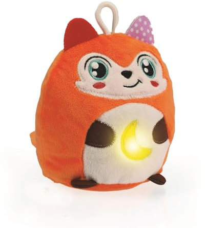 Clementoni Baby for You - Twinkle Twinkle Little Fox, Luce Notturna per Bambini, Gioco Prima Infanzia da 0 Mesi+, Volpe con Luci e Suoni Rilassanti, Supporto per Sonno Sereno, 17555
