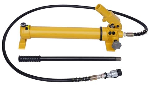 Pompa idraulica, cilindro idraulico a mano, cilindro idraulico con pompa, attacco per pompa manuale, pressione oca, 2,3 cc, capacità di stoccaggio dell'olio, 700 cc, 1,8 m