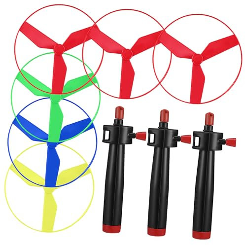 Balacoo Disco Cuerda Juguete para Niños Plástico Divertido y Seguro Juguete para Exteriores para Fiestas 1 Juego