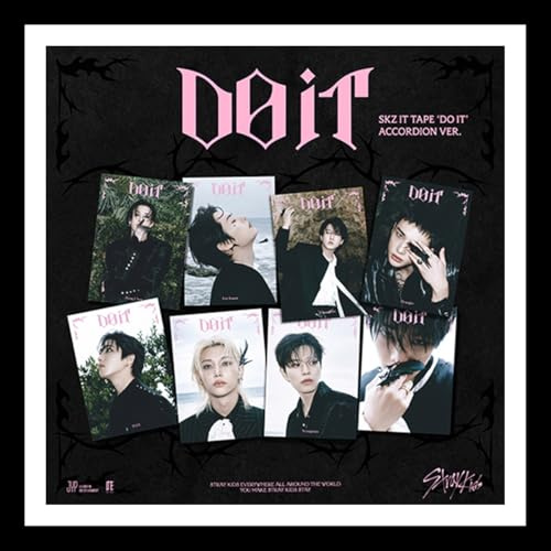 (Random) STRAY KIDS SKZ IT TAPE [DO IT] Album ACCORDION Ver. P.Book+Poster+etc+POB